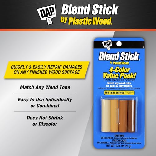 DAP Plastic Wood Blend Sticks 4-Pack, Light Browns (7079804101)