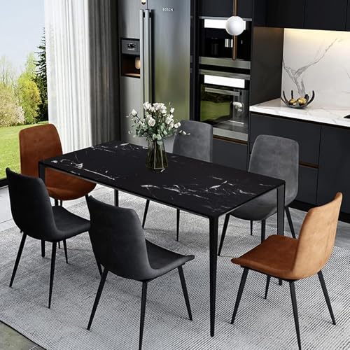 Marble Contact Paper Black Peel and Stick Wallpaper for Kitchen Countertop - color: Black/White, size: 17.7" x 78.7"