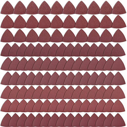 AUSTOR 120 Pieces Triangular Sandpaper, Triangle Sanding Sheets