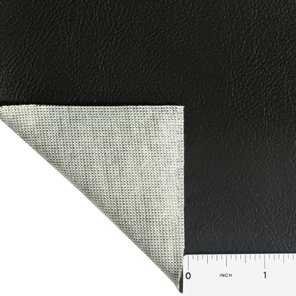 Vinyl Ebony Black 54" Wide 5 Yards Auto Home Commercial - color: Black Ebony, size: 5 Yards