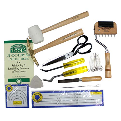 C.S. Osborne Pro Upholstery Kit B-7 - Professional Tools, Needles W/Instruction