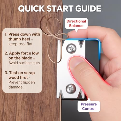 Edge Banding Trimmer, Stainless Steel Blade Mini Woodworking Tool