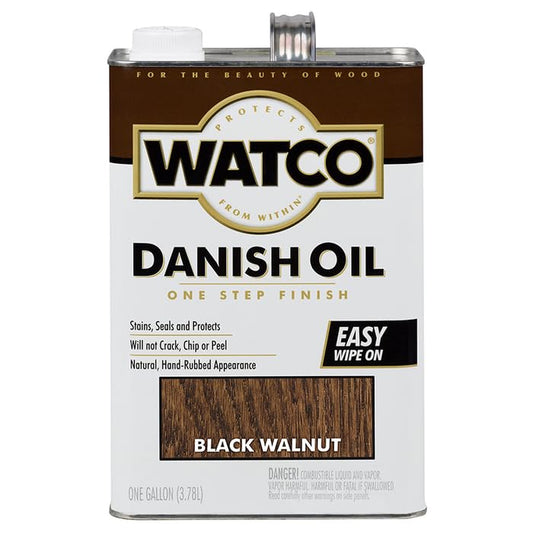 1 gal Rust-Oleum 65331 Black Walnut Watco Danish Oil Finish