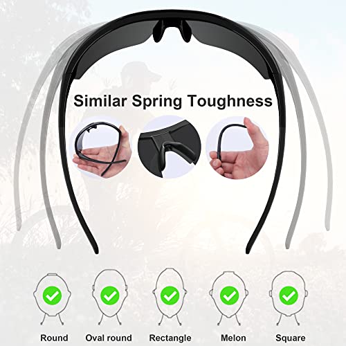 Tinted Safety Glasses for Men, ANSI Z87.1& UV Eye Protection Glasses - color: 6pack-grey