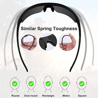 Tinted Safety Glasses for Men, ANSI Z87.1& UV Eye Protection Glasses - color: 6pack-grey