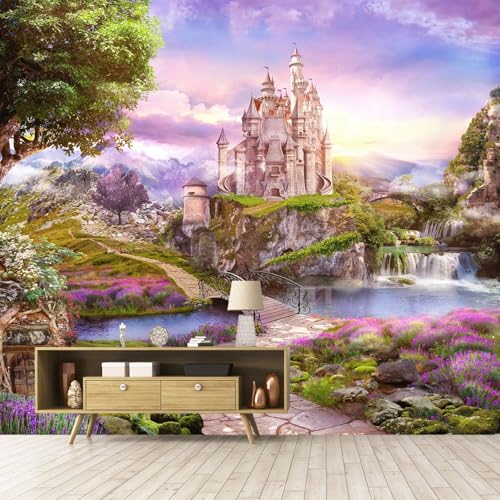 Children's Room Castle Peel-and-Stick Wall Mural-58 x80 - color: Zzsl-04, size: 58"x80"