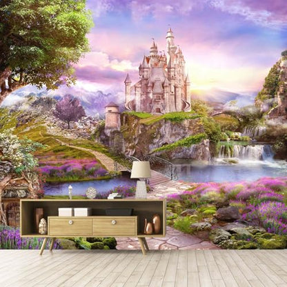 Children's Room Castle Peel-and-Stick Wall Mural-58 x80 - color: Zzsl-04, size: 58"x80"