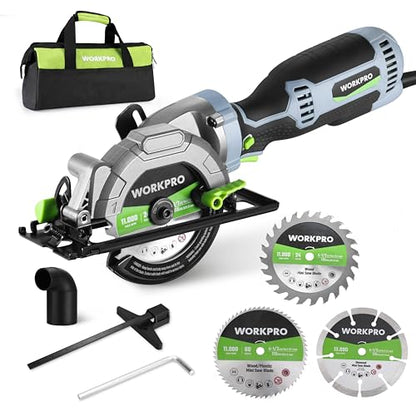 WORKPRO 5.8Amp 3500RPM Circular Saw with Parallel Guide - style: 5.8Amp 3500RPM Circular Saw