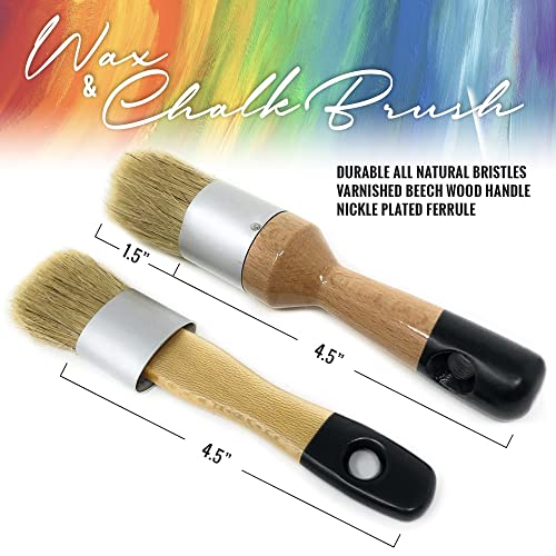 Rub 'n Buff Gold Tones and Pixiss Wax Brushes - Gold Leaf, Grecian Gold, Antique Gold (15ml) - Gilding Wax Paint with Customizable Sheen - Quickly Dries to a Metallic Finish - Boar Hair Bristles - color: Gold Leaf, Grecian Gold, Antique Gold