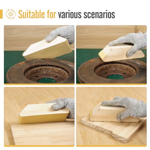 80 Grit Sandpaper Roll 20 Yard Long Continuous Roll,2-3/4” Wide Adhesive Backed Sandpaper Roll Sanding Sheets for Automotive,Woodworking,Hand Sanding Blocks - style: 80Grit