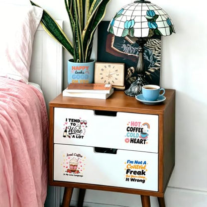 Peacoblue Inspirational Quotes Rub On Transfers for Craft, Transfer Sticker - style: Interesting and Inspiring Quotes