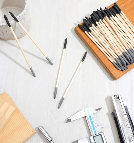 Sanding Pen, 50 Pcs Sanding Sticks for Wood, Tight Spaces, Precise Reach (5.3 Inch)