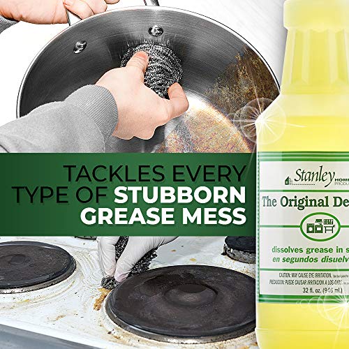 STANLEY HOME PRODUCTS Original Degreaser - Removes Stubborn Grease & Grime - Powerful Multipurpose Cleaning Solution for Home & Commercial Use (4 Pack) - size: 32 Fl Oz (Pack of 4)