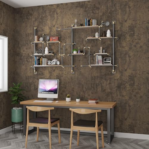 48x354in Extra Wide Concrete Wallpaper Peel and Stick Dark Brown Cement Countertop Contact Paper Waterproof Vinyl Wrap Matte Thick Bubble-Free Design Self-Adhesive Wall Sticker Retro Industrial Style - color: Dark Brown, size: 48" x 354"