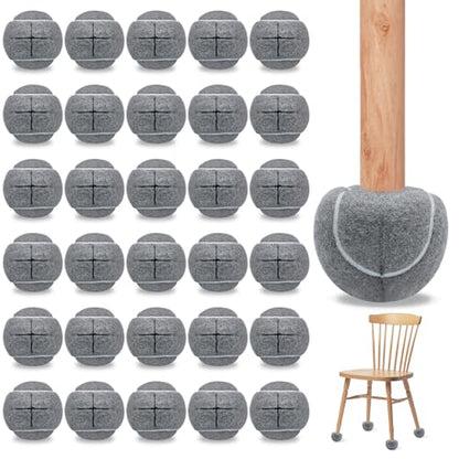 Precut Tennis Balls for Walker and Furniture Legs,30 Pack - color: Grey, size: 30 Pack