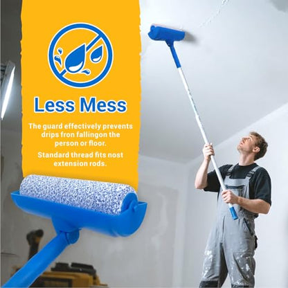 Nichiyo 10" Ceiling Paint Roller Drip-Resistant with Shield - color: EL01117