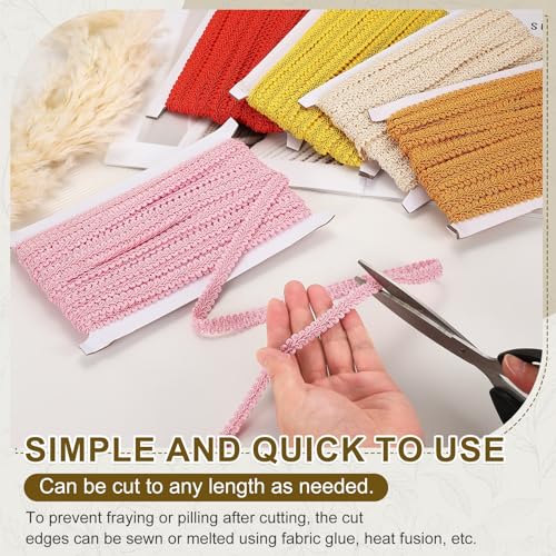MECCANIXITY Gimp Braid Trim 1/2" x 14 Yards Polyester, Light Purple - color: Light Purple