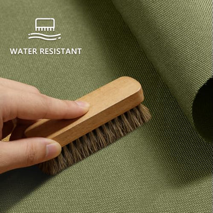 Waterproof Canvas Fabric by The Yard 600D Upholstery 58x108in Olive Green - color: Olive Green, size: 3 Yard
