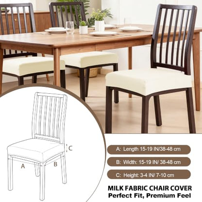 FUANGUI Dining Chair Covers Set of 2, Kitchen Chair Seat Covers - color: 07