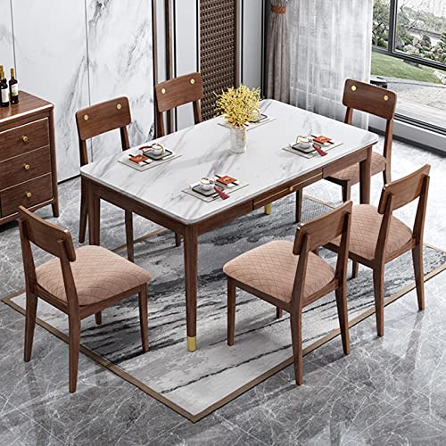 Genina Waterproof Seat Covers for Dining Room Chairs, Stretch Chair Covers Removable Washable Dinning Room Kitchen Chair Seat Cushion Slipcovers (Argyle-Khaki, 2 PCS) - color: Argyle-khaki, size: 2 PCS