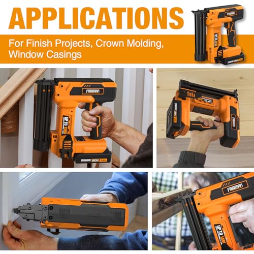 Freeman 20V Cordless 2-in-1 Nailer Kit – 1500 Shots/Charge | PE20VBR9032
