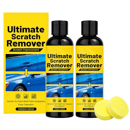 2Pcs Ultimate Scratch Remover, Quick Fix Removal Paste for Scratches and Paint Damage, Safe for All Paint Colors, 3.53oz