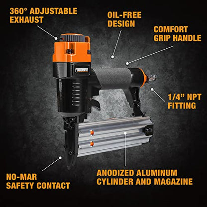 Freeman Pneumatic 18-Gauge 2" Brad Nailer wth Belt Hook | PBR50 - style: 18 Gauge Brad Nailer