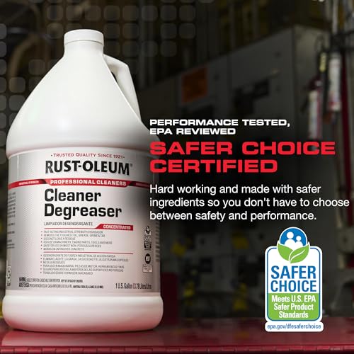 Rust-Oleum Professional Cleaners Cleaner Degreaser | 1 Gallon (128oz) | Professional Strength Concentrate - size: 128 Fl Oz (Pack of 1)