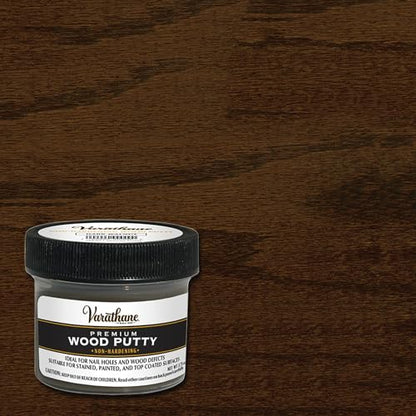 Varathane Premium Dark Walnut Wood Putty - color: Dark Walnut