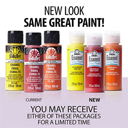 FolkArt Enamel Acrylic Craft Paint, Camelia Rose 2 fl oz Premium Matte Finish Paint, Perfect For Easy To Apply DIY Arts And Crafts, 11948 - color: Camelia Rose, size: 2 Fl Oz (Pack of 1)