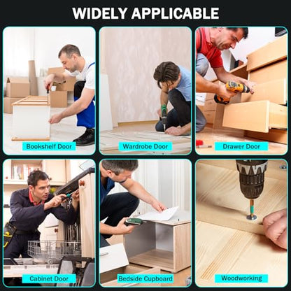 Shelf Pin Jig for 6mm & 5mm, Aluminum Alloy Shelf Pin Drilling Jig - color: 6mm & 5mm Black