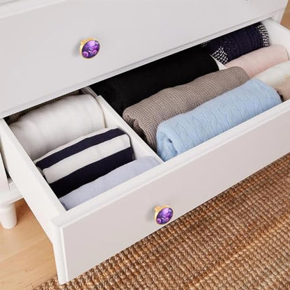 4 Pack Purple Butterfly Cabinet Knobs Round 1-1/4 Inch (32 mm) Dresser Drawer Pulls Kitchen Cabinet Hardware Handles Knobs for Dresser Kitchen Drawer - color: C195