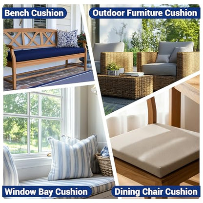 ColourTree Custom Cut-to-Size Foam, High Density Replacement, Upholstery Foam Cushion, Polyurethane, Cushion Replacement for Chairs, Couches & DIY Projects (2'' Thick) - size: 2 Inch Thick