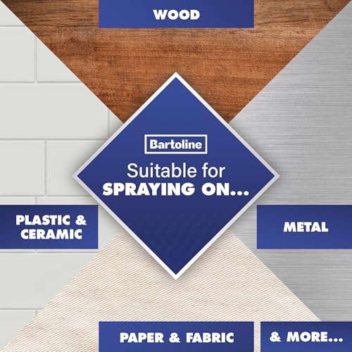 Bartoline Cast Bronze Spray Paint, 13.5 oz - Gloss Finish Metallic Paint for Metal, Wood, Plastic & Ceramics Indoor & Outdoor Decorative Use - 400 ml - size: 13.5 Ounce (Pack of 1)