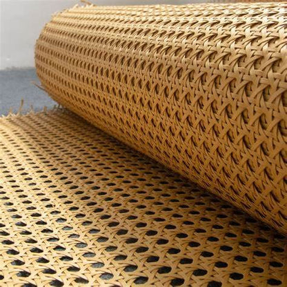 Cane Webbing Standard Size Fine Open 1/2" Mesh, 18" Wide, Sold by The Piece, Choose Your Size (18"x108") - size: 18"x108"