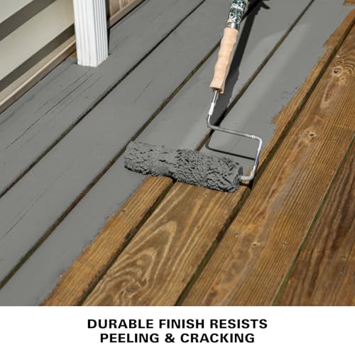 KILZ Over Armor Smooth Solid Coating Resurfacer, Slate Gray, 1 Gallon - color: Slate Gray, style: Smooth