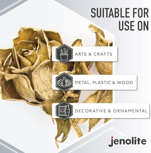 JENOLITE Directorust Metallic Finish Aerosol, Gold 1x13.5oz - color: Gold
