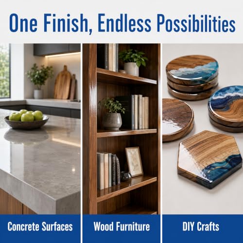 Water-Based Polyurethane Gloss Finish 32 oz - size: 32 oz