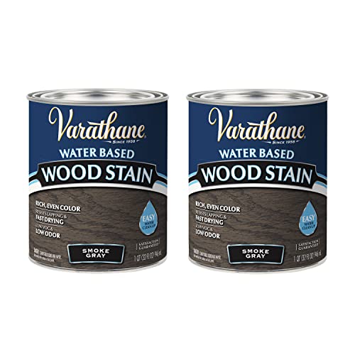 Varathane Smoke Gray Wood Stain - color: Smoke Gray, size: 1 Quart (Pack of 2)