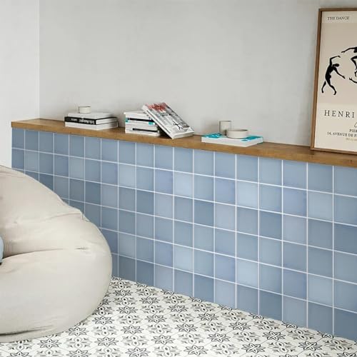 Commomy 10 Pcs Faux Brick 3D Peel and Stick Tile 11.8"x11.8" - color: Brick-09B