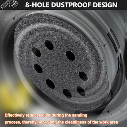 100PCS 5 Inch Sanding Discs 400 Grit, Wet Dry Hook and Loop Sandpaper - style: 400Grit