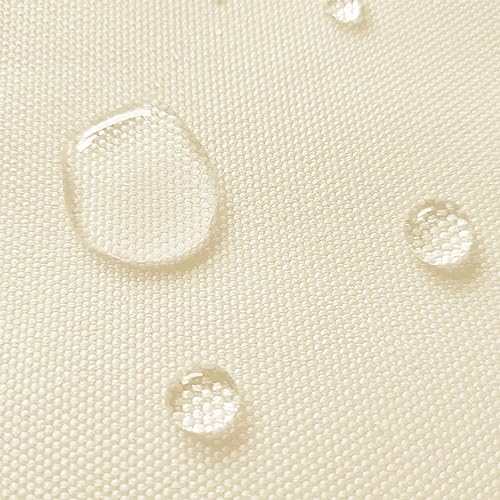 Waterproof Upholstery Fabric by the Yard 600D Oxford, Pale Yellow - color: Pale Yellow, size: 1 Yard 36" x 58"