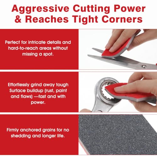 100 Pcs Sanding Sponge Assortment, Sandpaper Assortment Bulk