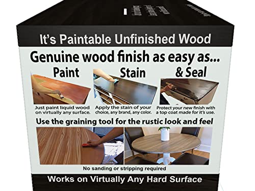 Water-Based Gel Stains by Retique It (Liquid Wood Kit, 10 Classic Black) Thin Waterbased Hybrid - color: 10 Classic Black, size: Liquid Wood Kit