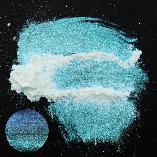 Matio Chameleon Mica Powder, 1.06oz/ 30g Mermaid White Chrome Powder - color: W-Mermaid