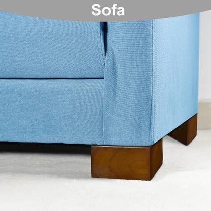 Wood Furniture Legs, Triangle Wood Legs Heavy Duty Up to 1000lbs, Legs for Couch Sofa Table Dresser Pack of 4 - size: 3 inch Triangle 4pcs