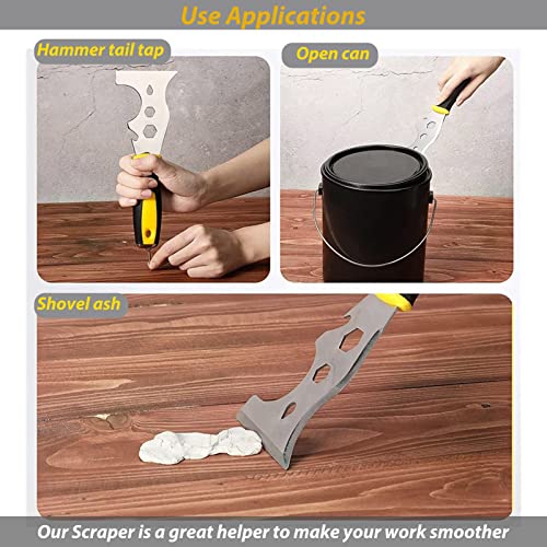 Painters Tool Grout-Caulk Removal-Tool Paint Scraper Tool with Caulking Silicone Pads - Caulking Repair and Finishing Tool Kit - size: Paint Scraper Tool