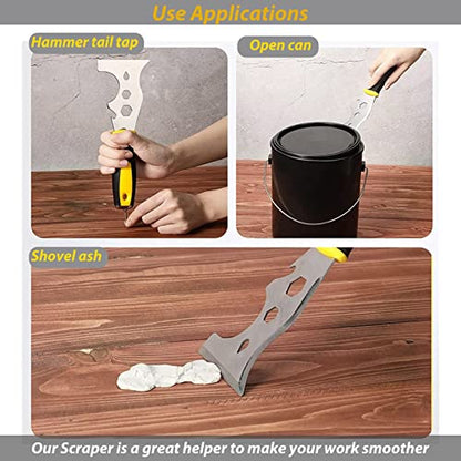 Painters Tool Grout-Caulk Removal-Tool Paint Scraper Tool with Caulking Silicone Pads - Caulking Repair and Finishing Tool Kit - size: Paint Scraper Tool