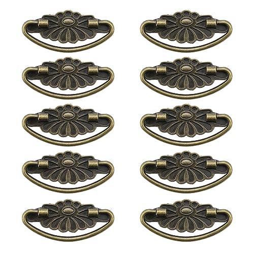 T Tulead Antique Looking Drawer Pulls Jewelry Cabinet Handles 10PCS