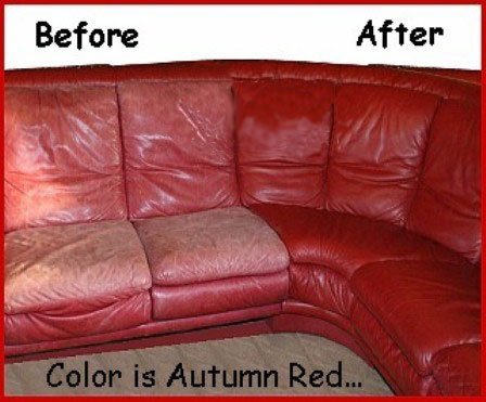 Leather Repair, Refinish, Restore Kit/Leather Max Touch-up for Leather & Vinyl Refinishing (Scarlett Red) - color: Scarlett Red